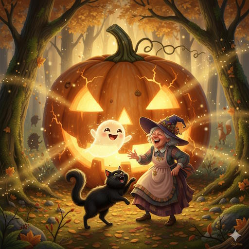 Halloween mese - Bodza boszi és a varázstök